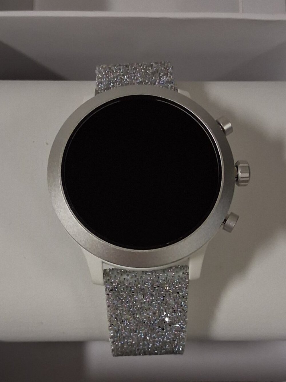 Michael Kors Access MKGO Touchscreen Smartwatch White with Swarovski Crystals